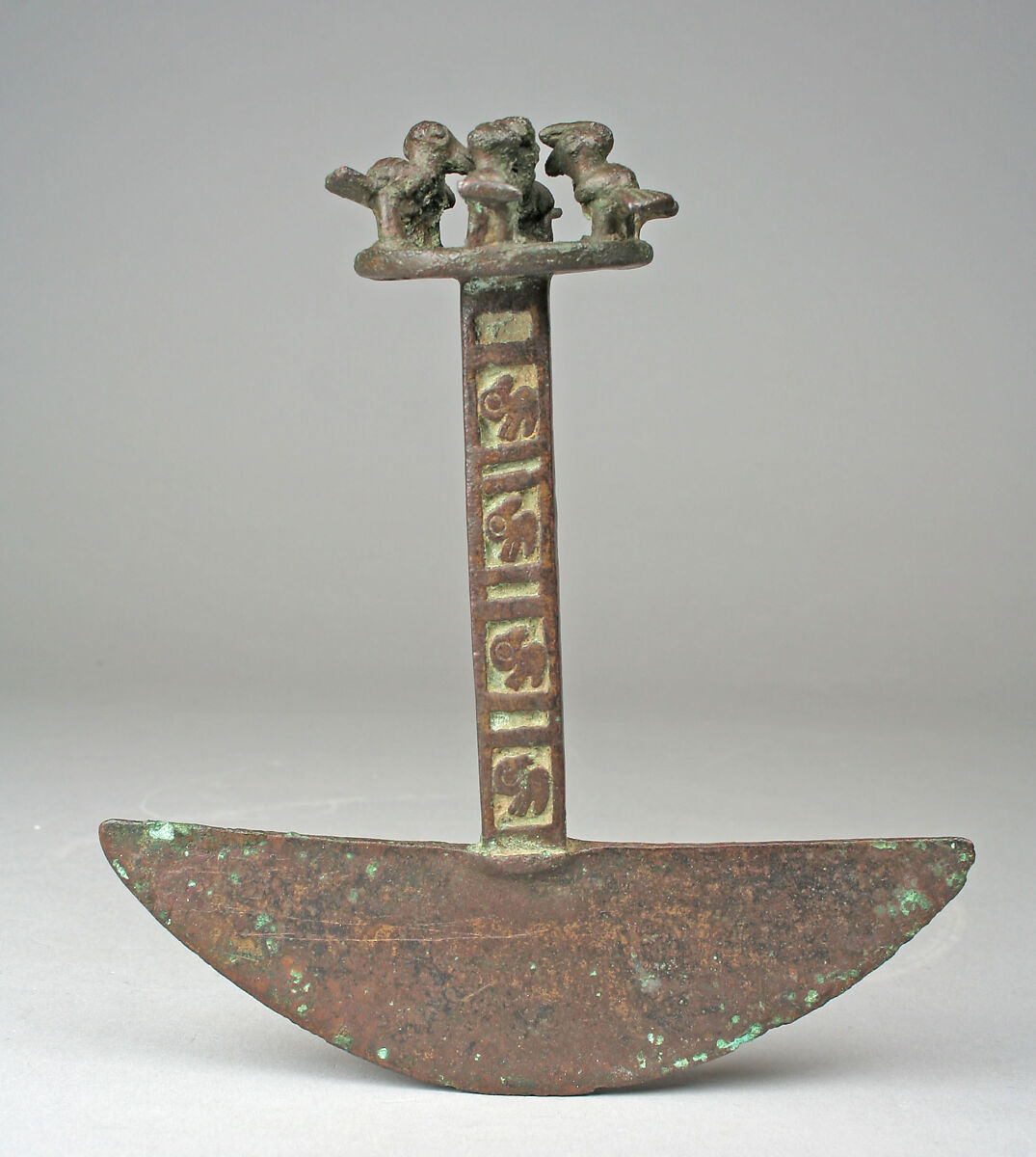 Ceremonial Knife (Tumi), Copper (cast), Chimú 