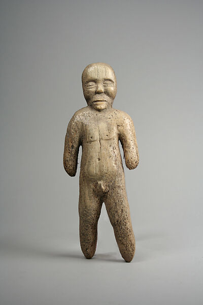 Whalebone Male Figure, Whalebone, ivory, Inuit 