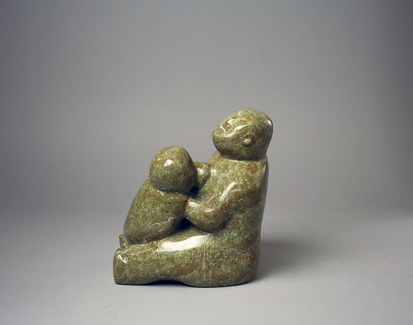 Stone Mother and Child, Ninguapik, Stone, Inuit