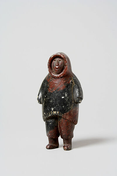 Stone Male in Parka, Kumilik, Stone, Inuit 