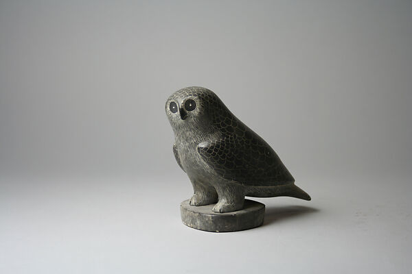 Stone Snowy Owl, Henry, Stone, Inuit 