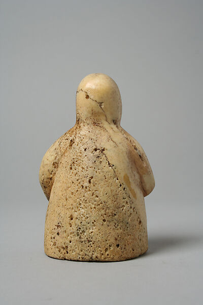 Whalebone Half-torso Figure, Whalebone, ivory, Inuit