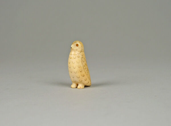 Ivory Snowy Owl, Ivory, Inuit 