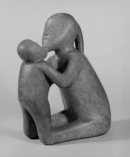 Stone Mother and Child, Mina, Stone, Inuit