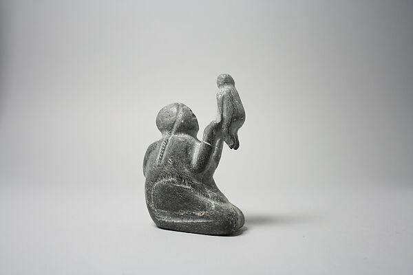 Stone Mother and Child Figure, Madeleine Katoo (First Nation, Inuit, born 1916), Stone, Inuit