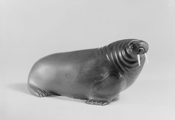 Noah Kudluk - Stone Walrus - Inuit - The Metropolitan Museum of Art