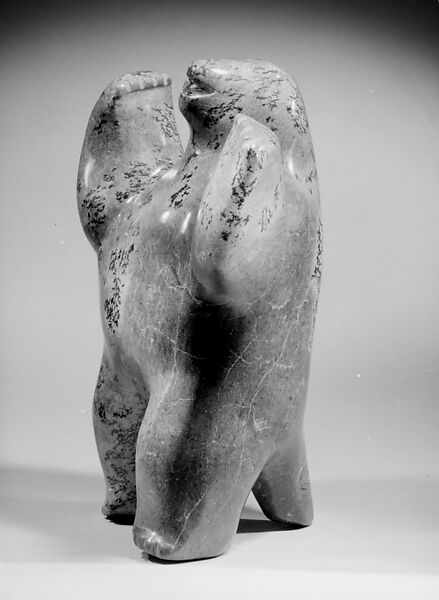 Stone Polar Bear, Lucassie Ohaytok, Stone, Inuit 