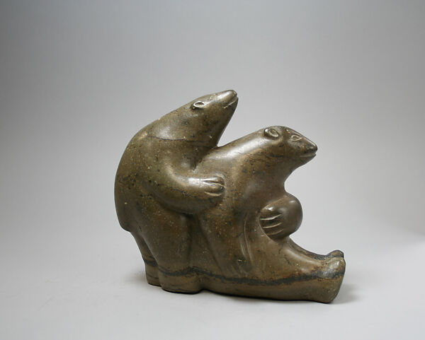 Bears Copulating, Mary Sam, Stone, Inuit