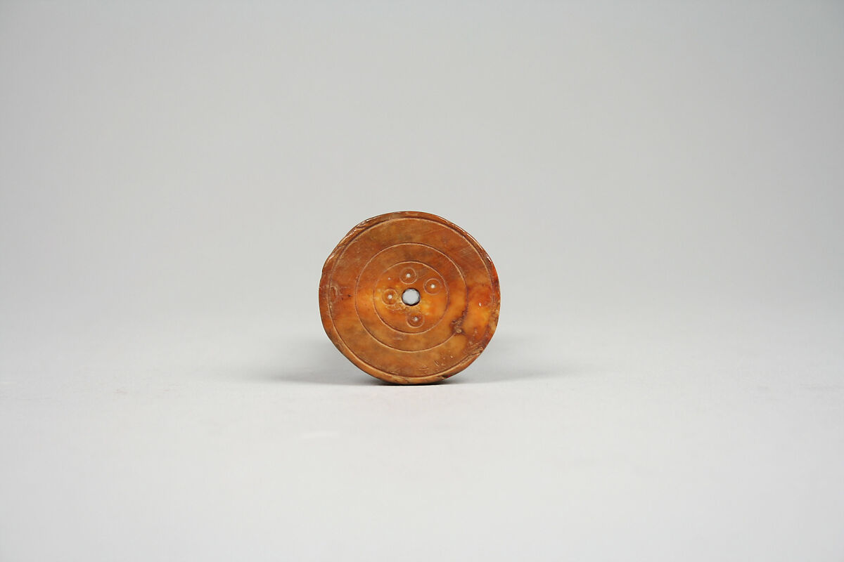 Round Ornament, Ivory, Inuit 