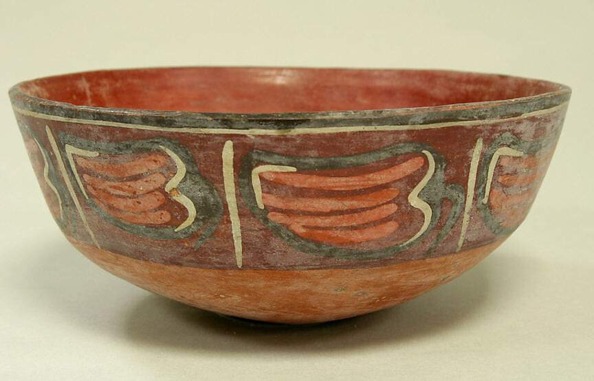 Painted Bowl, Ceramic, pigment, Nasca 