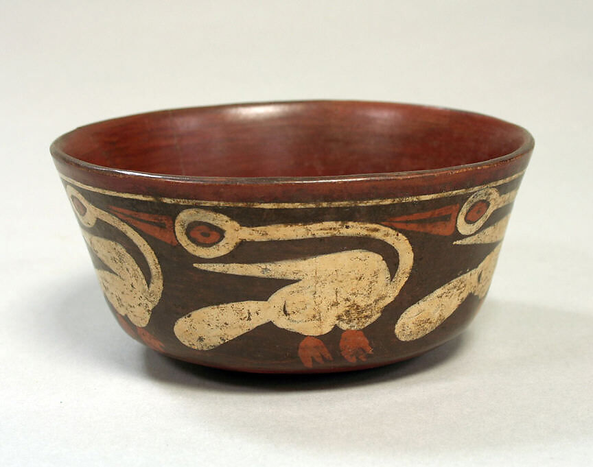 Painted Bowl, Ceramic, pigment, Nasca 