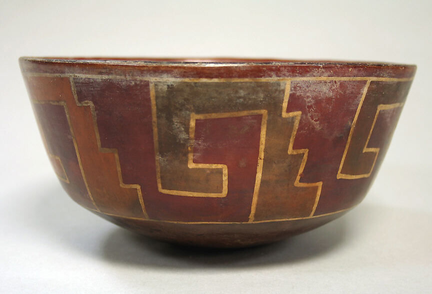 Painted Bowl, Ceramic, pigment, Nasca 