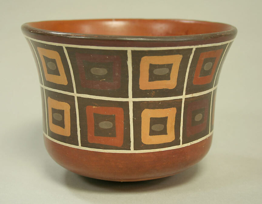 Painted Bowl, Ceramic, pigment, Nasca 