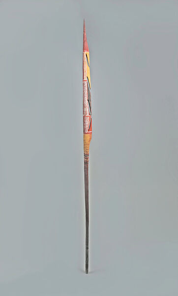 Spear, Wood, paint, Kalumburu Mission 