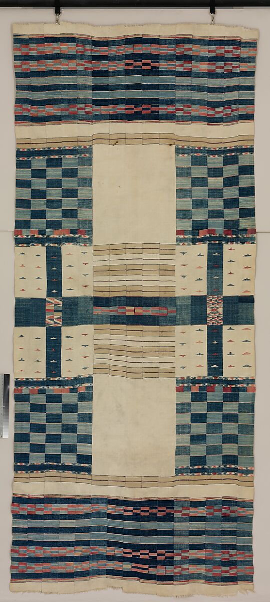 Interior Hanging, Cotton, wool, natural dye, Temne peoples