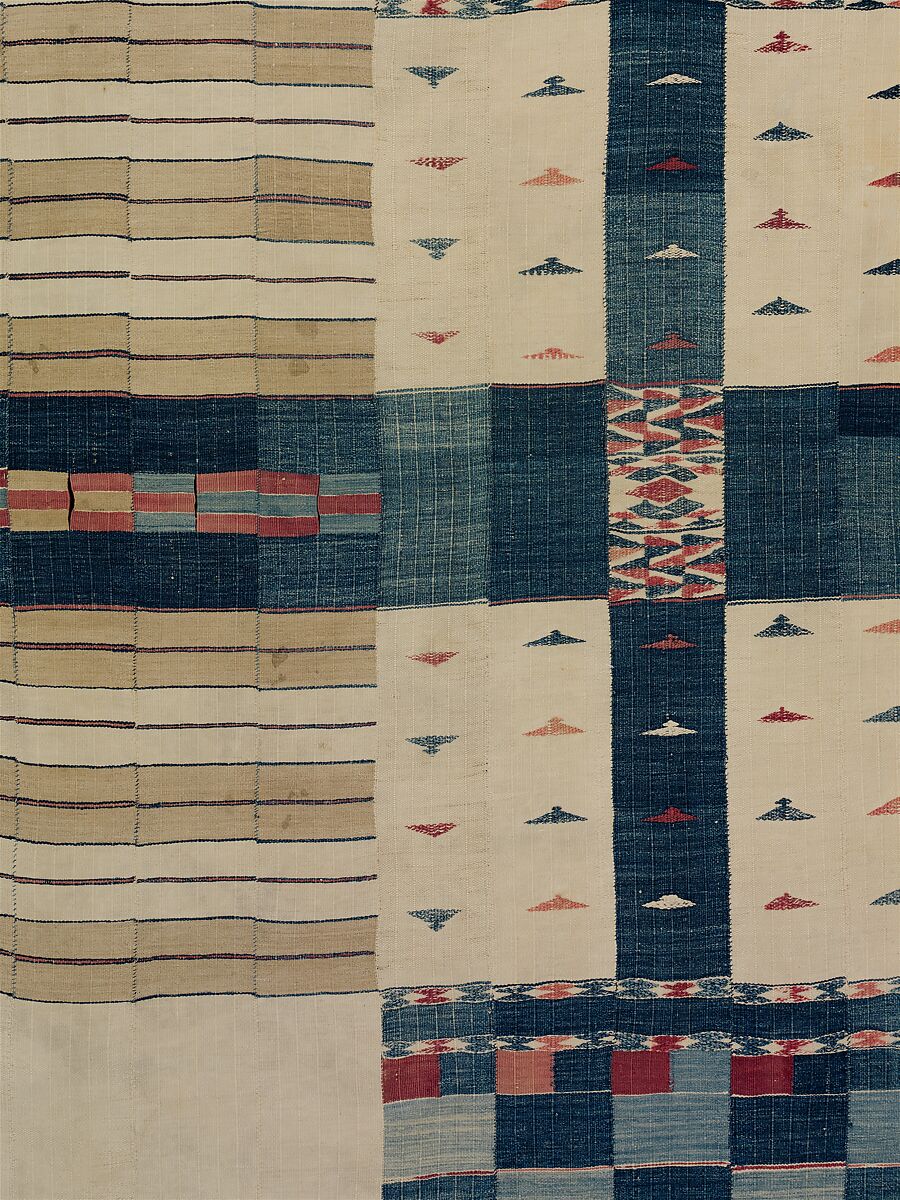 Interior Hanging, Mende, Vai, or Temne artist, Cotton, wool, natural dye, Mende, Vai, or Temne peoples
