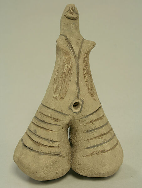 Female Figure, Ceramic, pigment, Carajá 