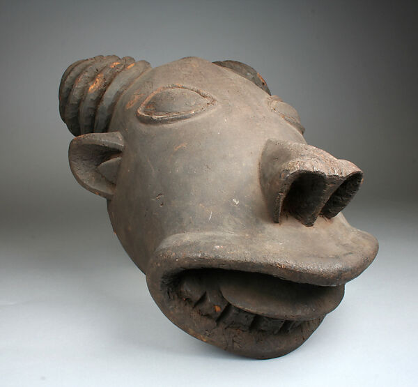 Helmet Mask: Animal, Wood, Bamum (Ntem group)