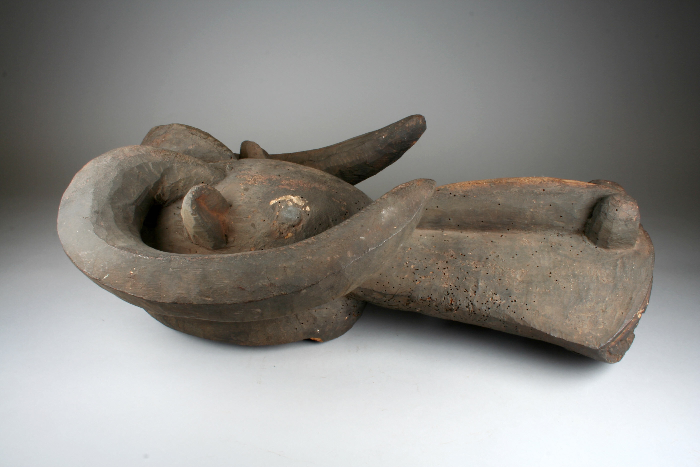Helmet mask, Moghamo-Widekum artist (?), Wood, pigment, Moghamo-Widekum peoples (?)