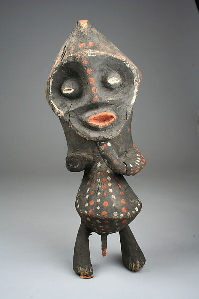 Figure: Male (Tadep), Wood, pigments, Mambila peoples 