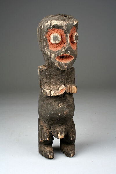 Figure: Male  (Tadep), Pith, pigment, Mambila peoples, Tep group 