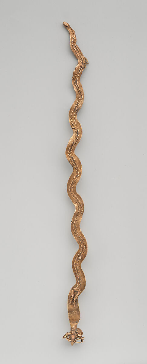 Serpent (tunjo), Gold, Muisca 