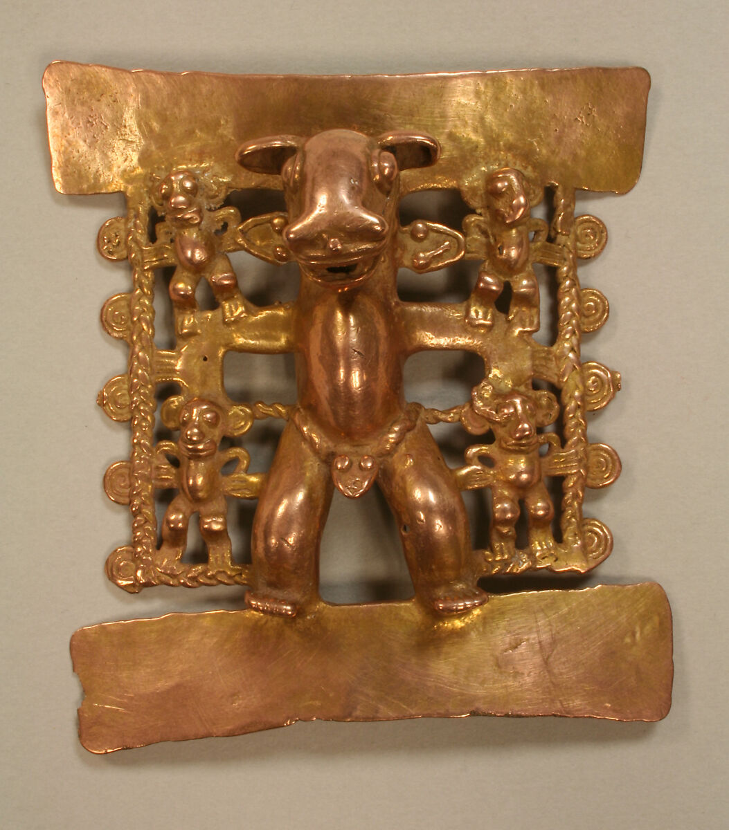 Figure Pendant, Gold, Chiriqui 