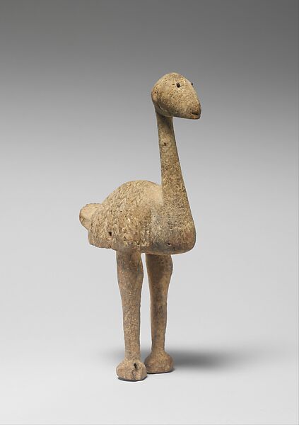 Figure: Ostrich, Wood, iron, Dogon peoples 