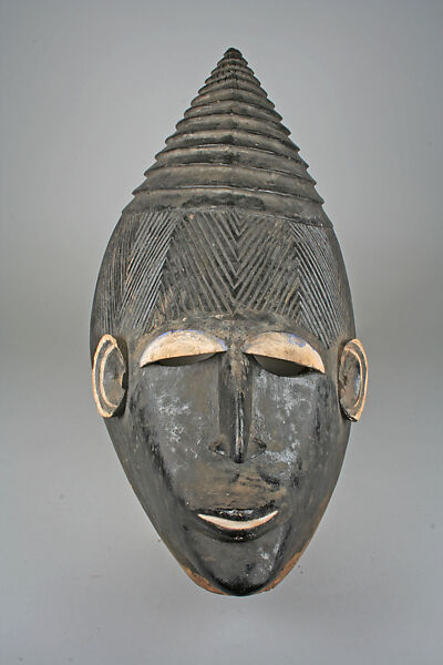 Helmet Mask, Wood, pigment, Igbo peoples 