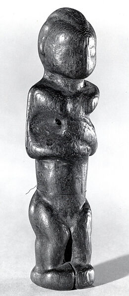 Amulet: Female Figure, Wood, Tikar peoples, Nsungli group