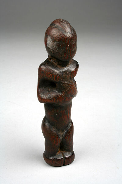 Amulet: Female Figure, Wood, Tikar peoples, Nsungli group 