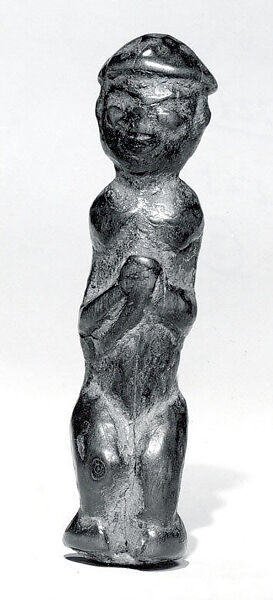 Amulet: Female Figure, Wood, Bamileke (Bafoussam)