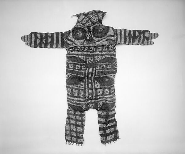 Masquerade Ensemble: Leopard Society (Suah Ndeng), Raffia palm fiber, dye, Mambila peoples, Mbem or Kaka group