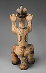 Anjenu shrine figure, Oklenyi of Okungaga (ca. 1900–ca. 1990, Otukpa district, Nigeria), Wood, pigment, Okpoto peoples (Idoma)