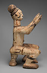 Anjenu shrine figure, Oklenyi of Okungaga (ca. 1900–ca. 1990, Otukpa district, Nigeria), Wood, pigment, Okpoto peoples (Idoma)