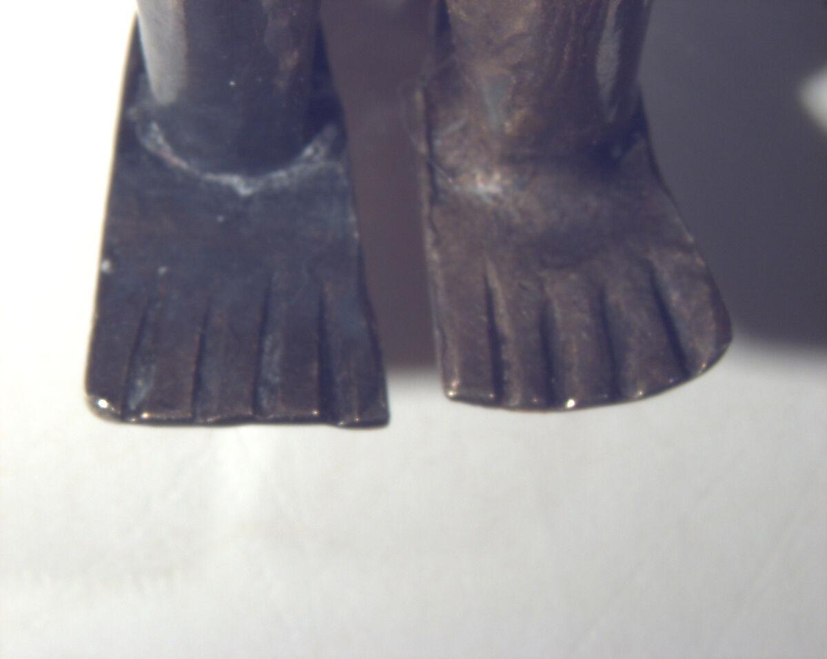 Miniature male effigy, Inca artist(s), Gold-silver alloy, Inca