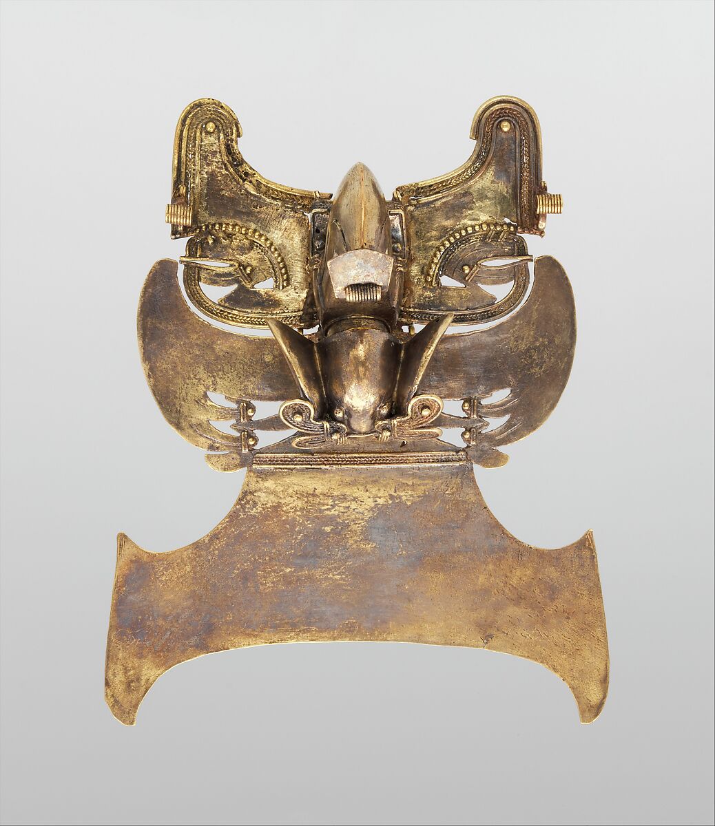 Bird Pendant, Gold alloy, Tairona