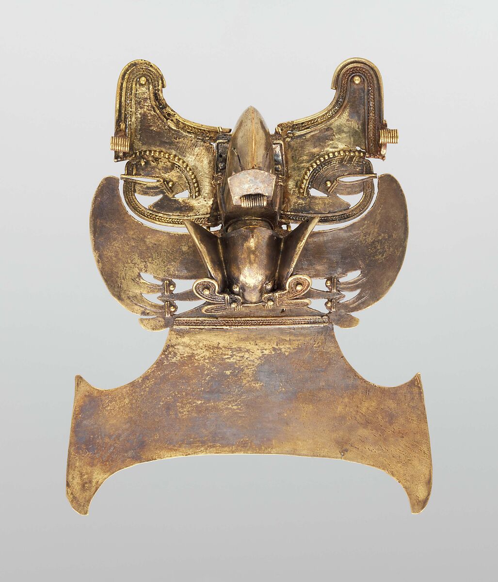 Bird Pendant, Gold alloy, Tairona