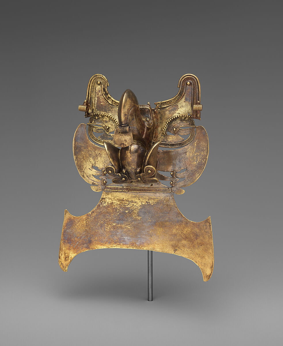 Bird Pendant, Gold alloy, Tairona