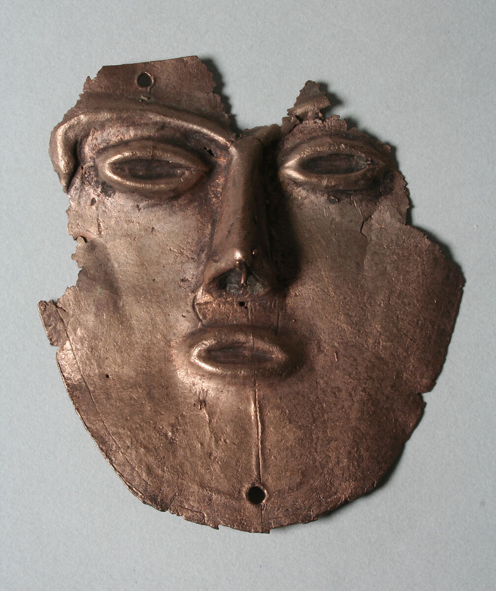 Mask Fragment, Gold, Muisca 