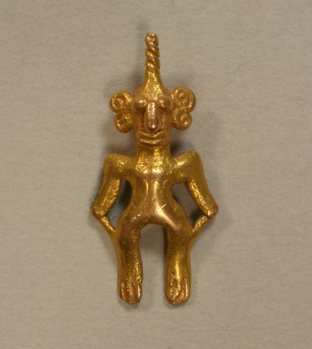 Figure Ornament, Gold (cast), Costa Rica 