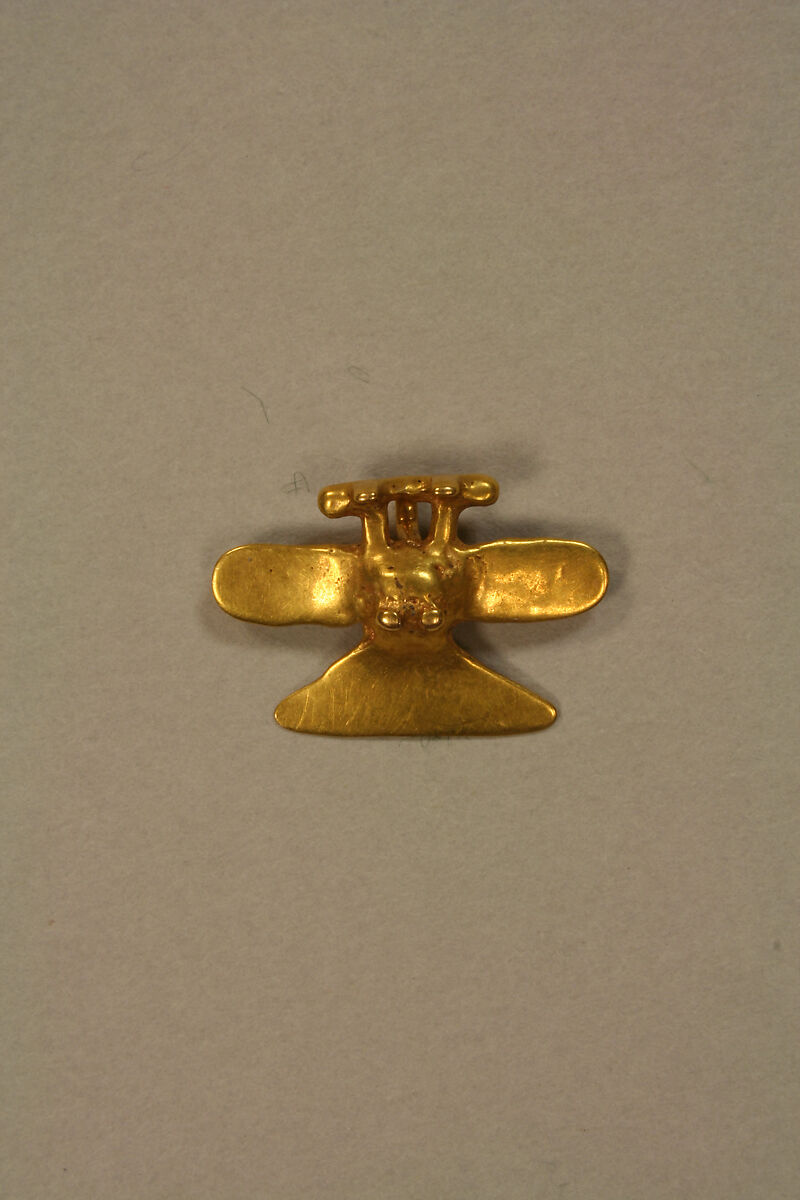 Double-Eagle Ornament, Gold (cast), Costa Rica 