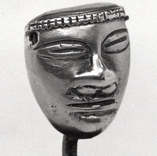 Anthropomorphic Bead, Gold (cast), Early Quimbaya