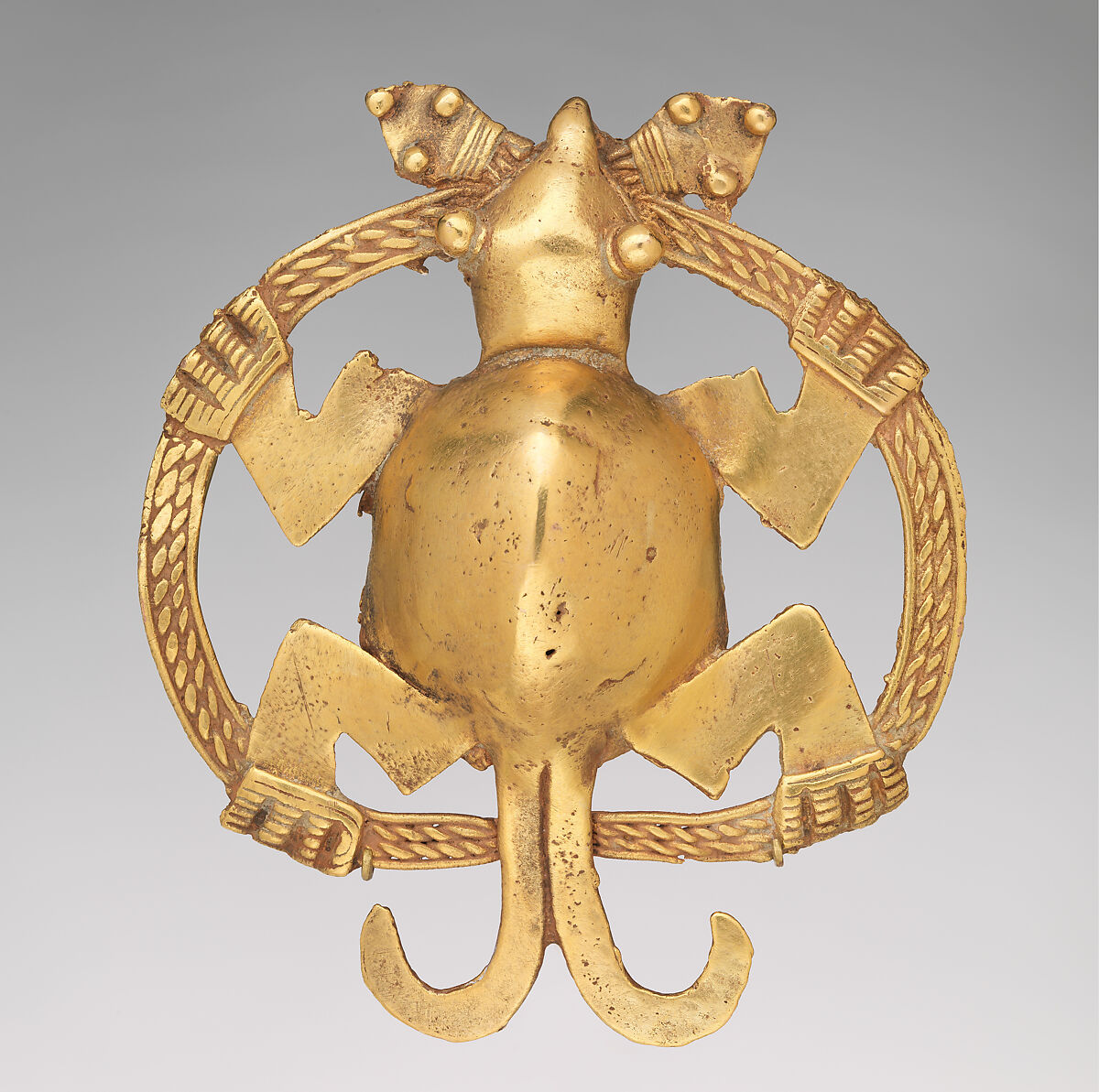 Turtle Pendant, Gold, Veraguas 