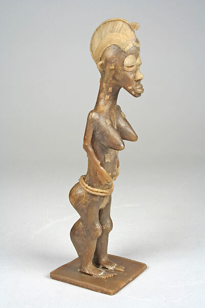 Wax Model of Female Figure, Wax, Baule peoples