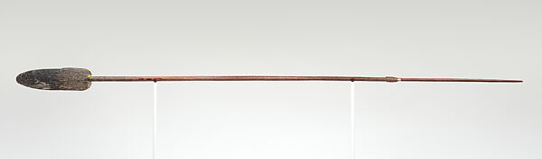 Atingting kon (slit gong), Tin Mweleun (commissioned by Tain Mal), Wood, paint