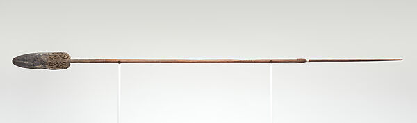 Atingting kon (slit gong), Tin Mweleun (commissioned by Tain Mal), Wood, paint