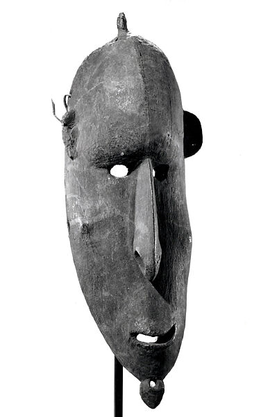 Mask, Wood, pigment, Sawos 