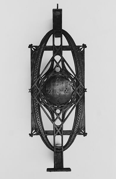 Baluster from the Chicago Stock Exchange Building, Chicago, Louis Henry Sullivan (American, Boston, Massachusetts 1856–1924 Chicago, Illinois), Copper-plated cast iron, American 