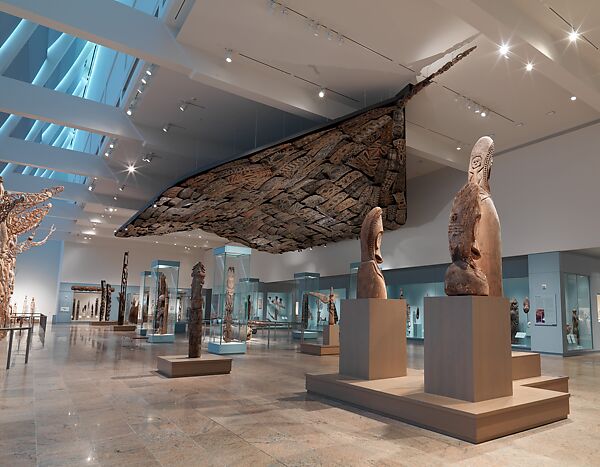 Painting from a Ceremonial House Ceiling, Kurumbai, Wanyi clan, Sago palm petiole, paint, Kwoma, Wanyi clan